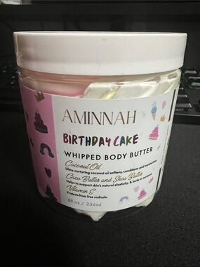 Aminnah Birthday Cake Whipped Body Butter — Pink